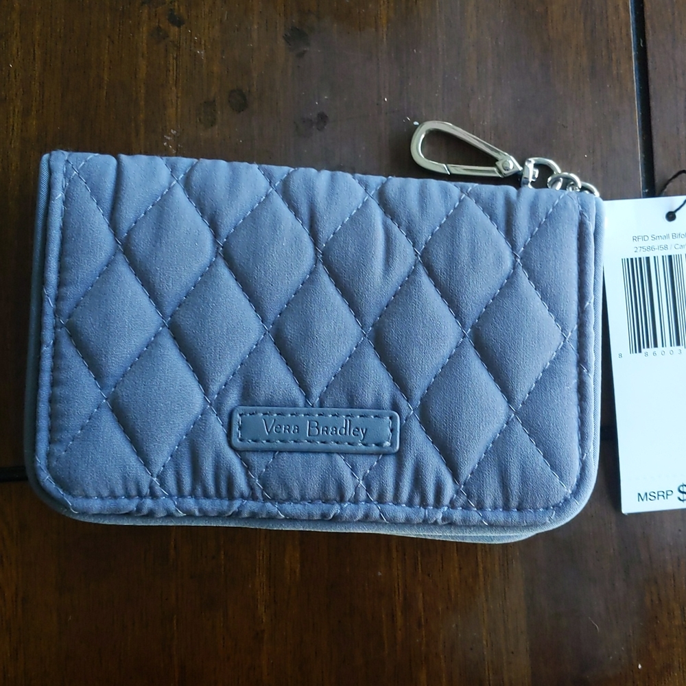 NWT Vera Bradley RFID Small Bifold Coastal Paradise Wallet